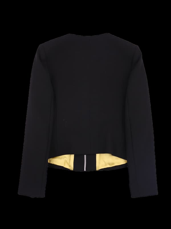 부클 단추 자켓 