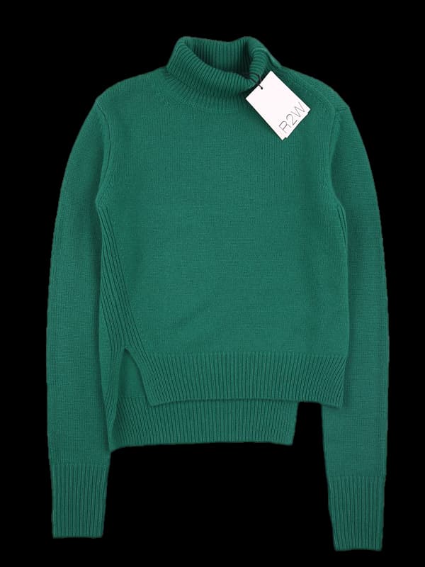 [새상품] 목폴라 긴팔니트