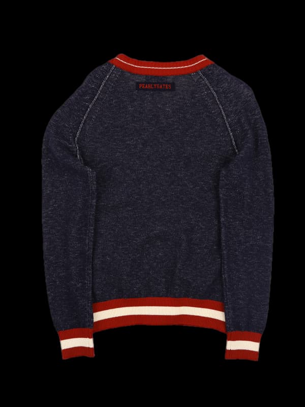 자수 프린팅 가디건 