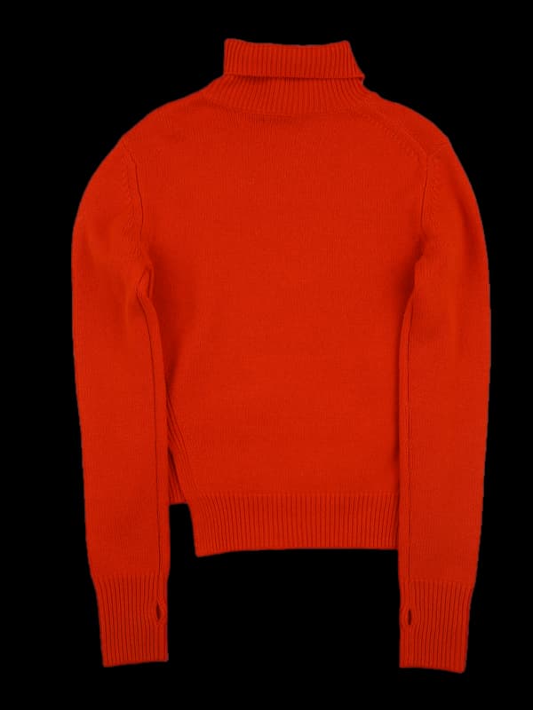 트임 폴라 긴팔 니트