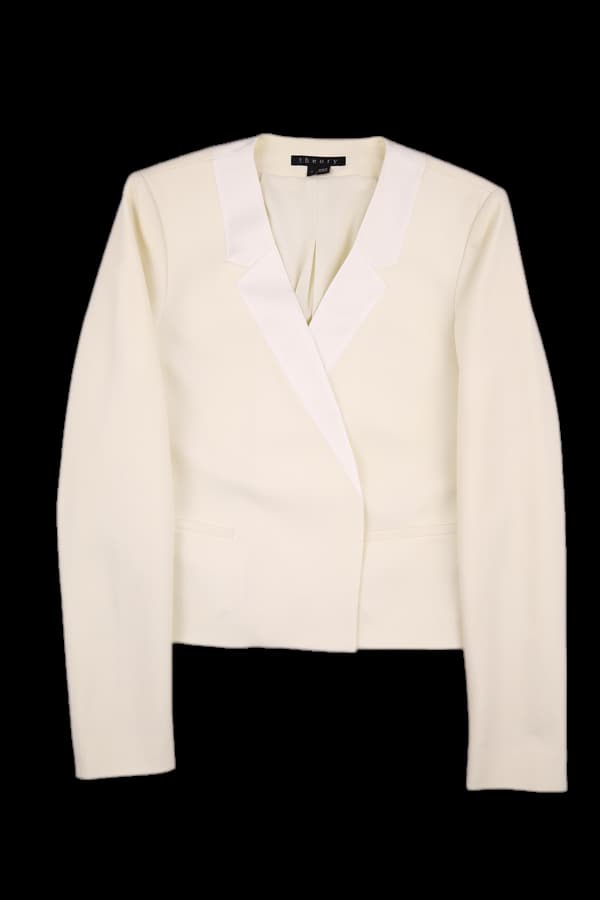 실크 노카라자켓