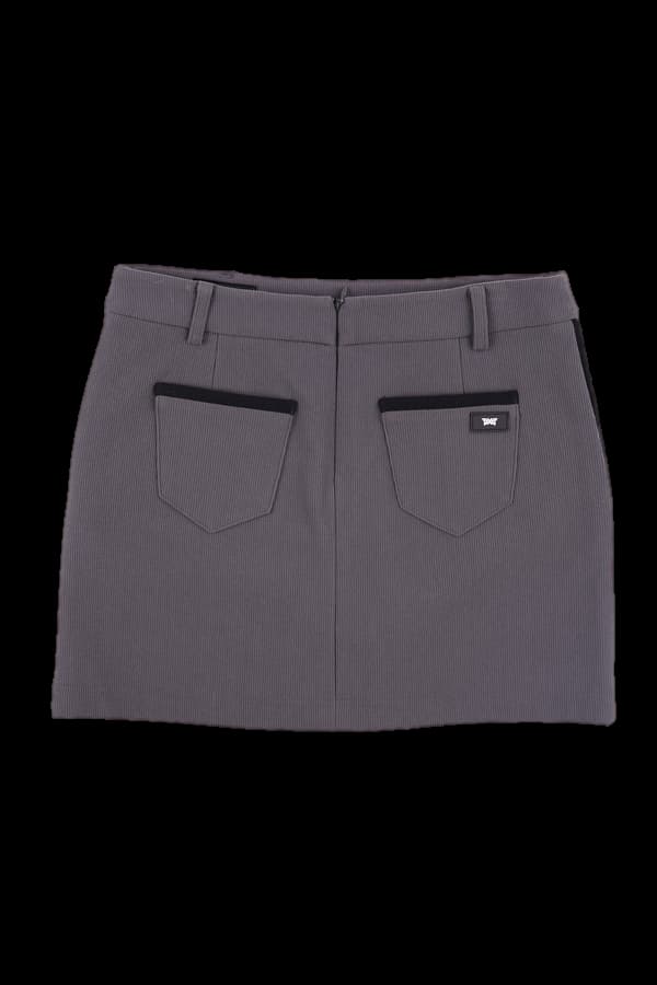 기모 골지 스커트