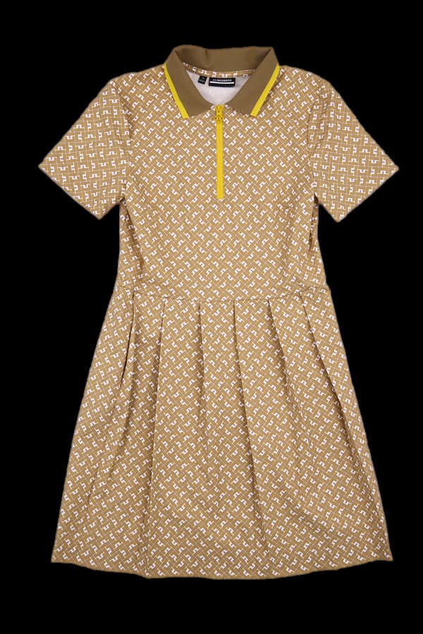 패턴 반팔원피스