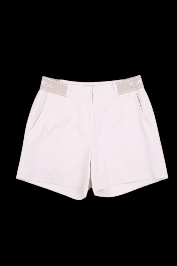 스트레치 로고 숏 팬츠