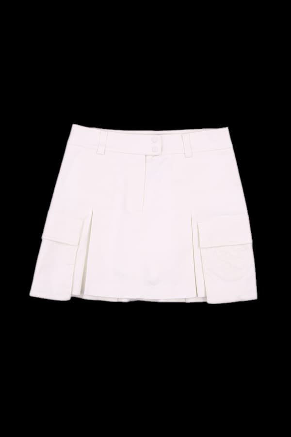 면 포켓 스커트