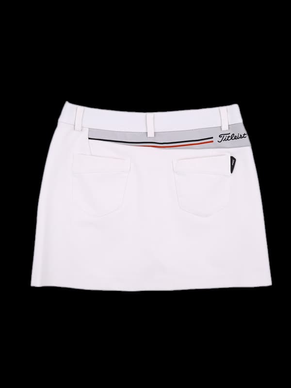 나일론 로고 미니 스커트