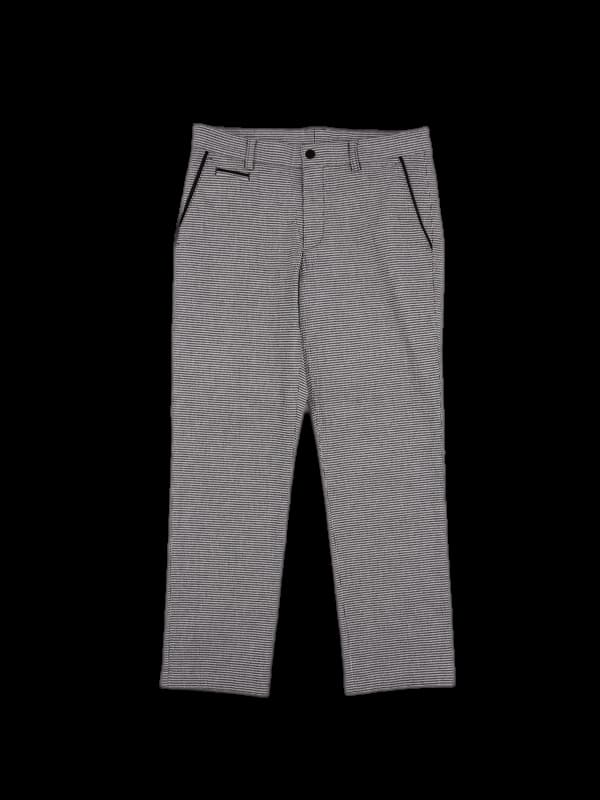 [남성] 체크 패턴 일자 팬츠