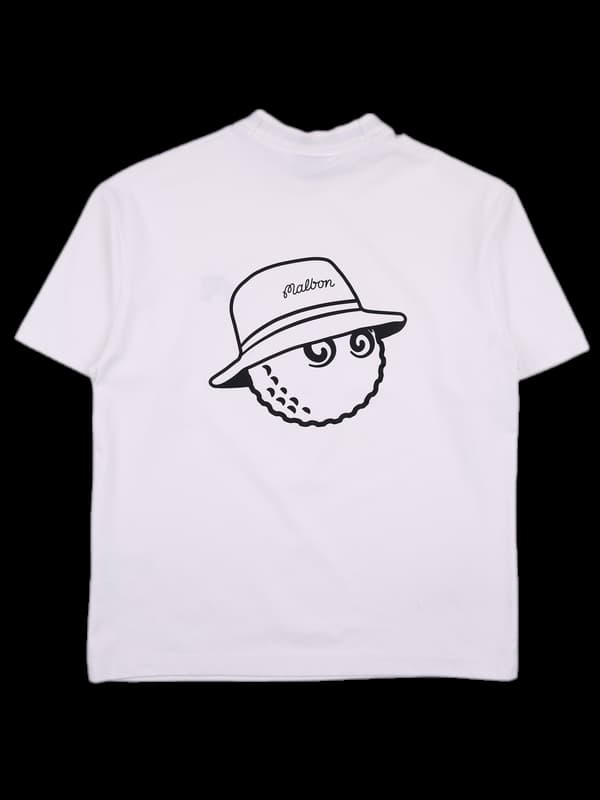 [남성] 하이넥 로고 반팔