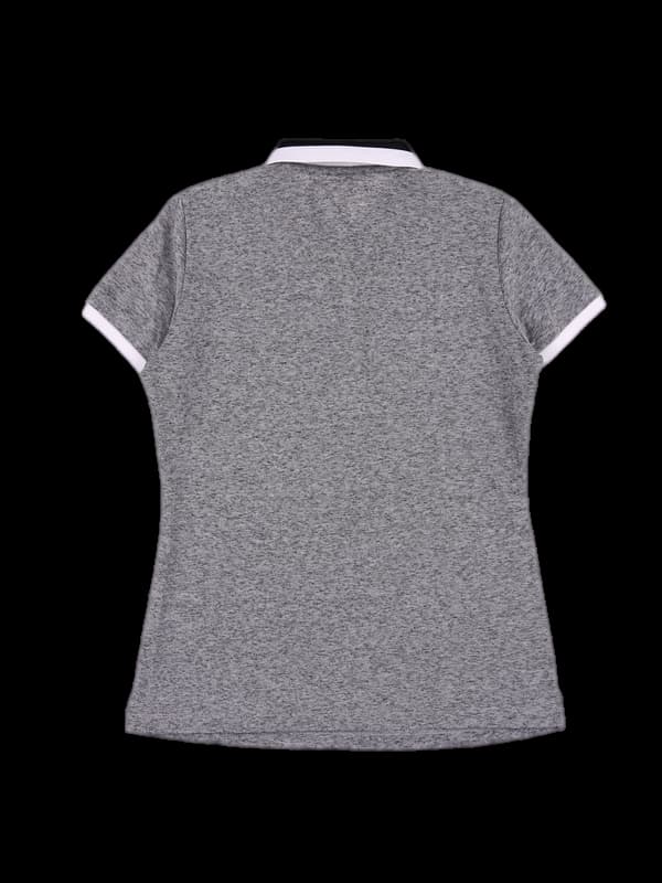 배색 카라 반팔 