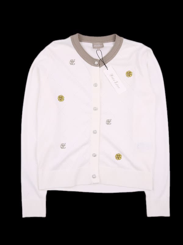 [새상품] [2025] 진주 단추 포인트 가디건