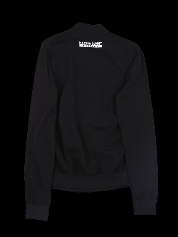 빅 로고 하이넥 긴팔 니트