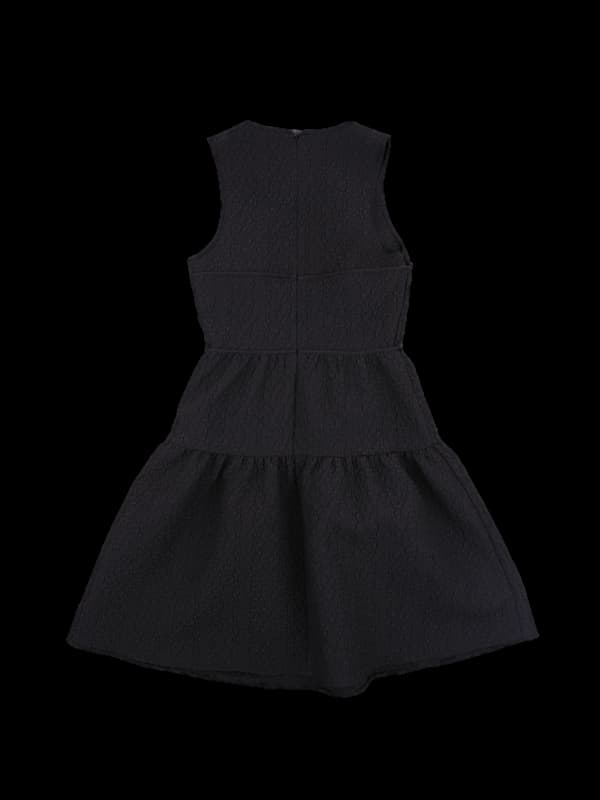 플레어 슬리브리스 원피스