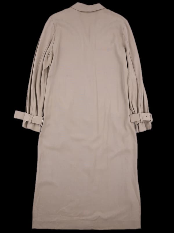 [새상품] 포켓 브이넥 셔츠 롱 원피스 