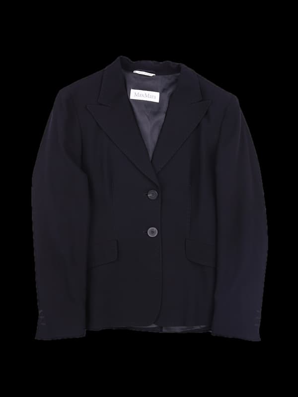 스티치 패턴 싱글 재킷 