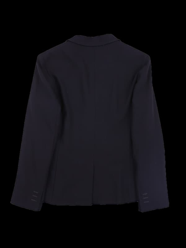 스티치 패턴 싱글 재킷 