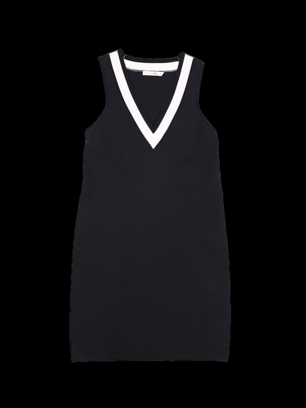 니트 베스트 원피스 