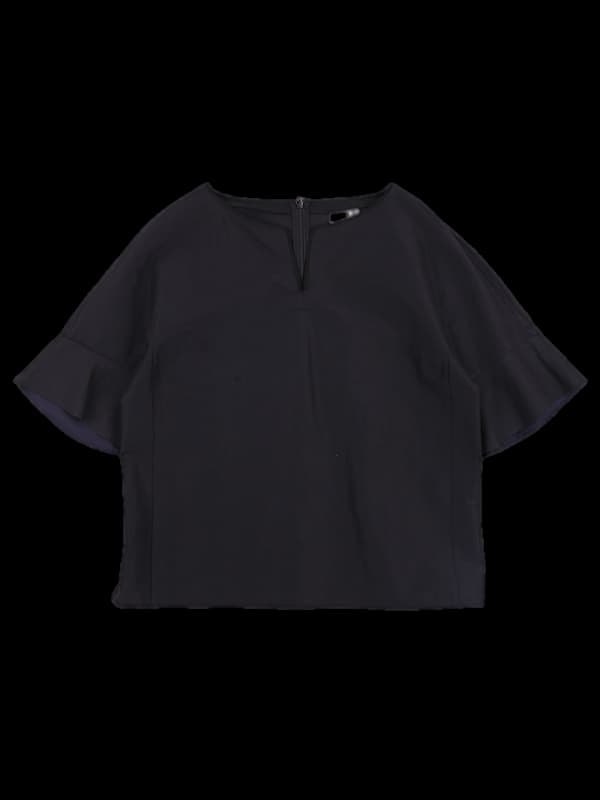 소매프릴 블라우스