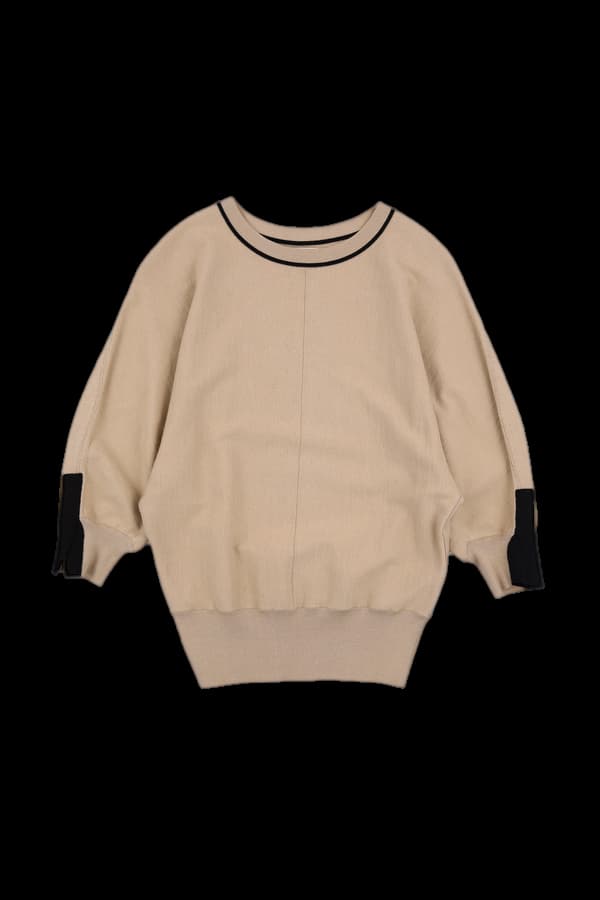 반팔 가오리니트