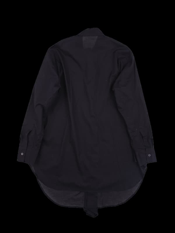 [새상품] 히든 버튼업 코튼 롱 셔츠 