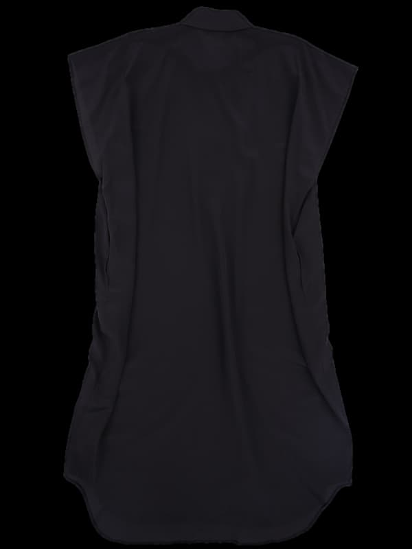 [새상품] 실크 셔츠 롱 원피스