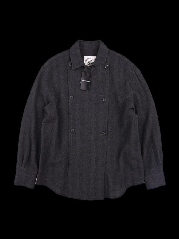 [새상품] 울 투버튼 셔츠