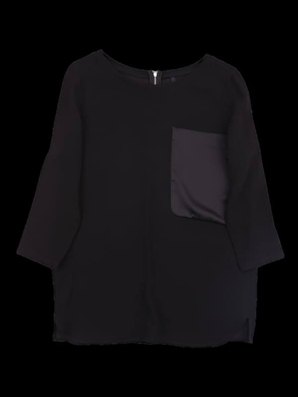 레이온 포켓 블라우스 