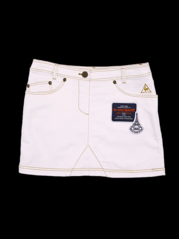 코튼 프린팅 미니 스커트