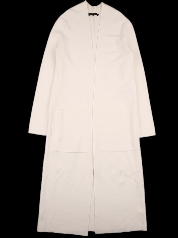 모직 롱 숄 가디건 