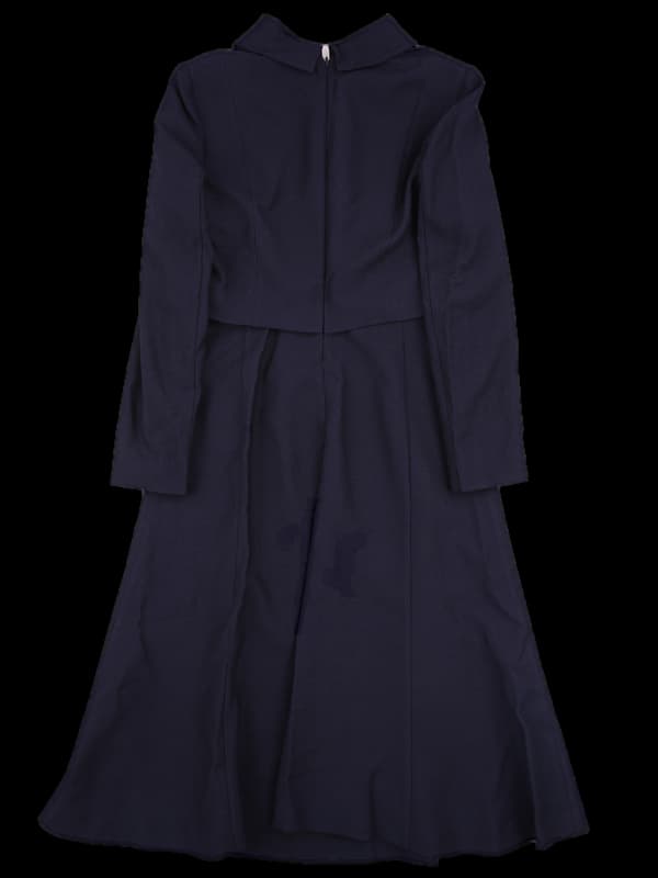 [새상품] 트위드 카라 롱 원피스