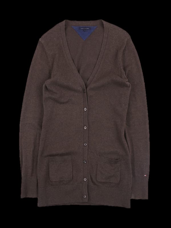 캐시미어 브이넥  가디건