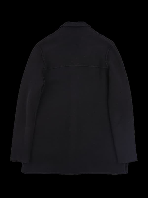 코튼 포인트 니트 집업