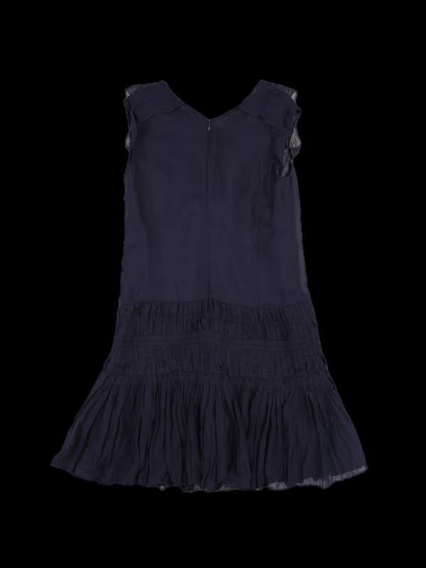 레이스 브이넥 민소매 원피스 