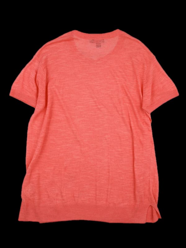 라운드 넥 반팔 니트