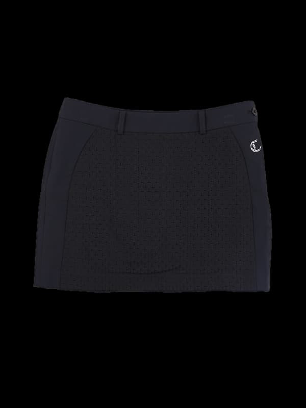 체크 패턴 미니 스커트