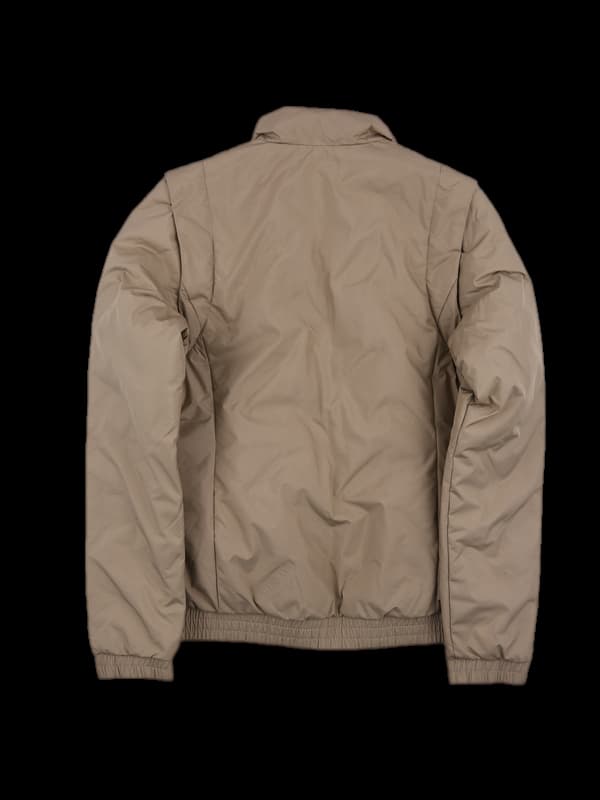 로고 패턴 다운 점퍼