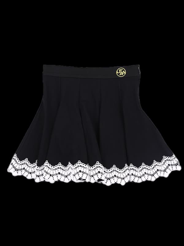 골지 레이스 포인트 스커트