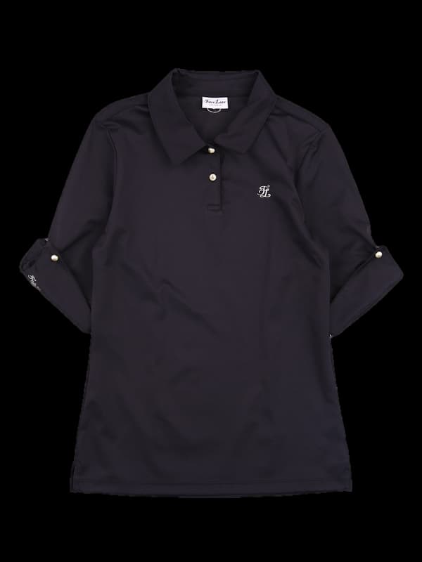 진주 로고 카라 반팔 