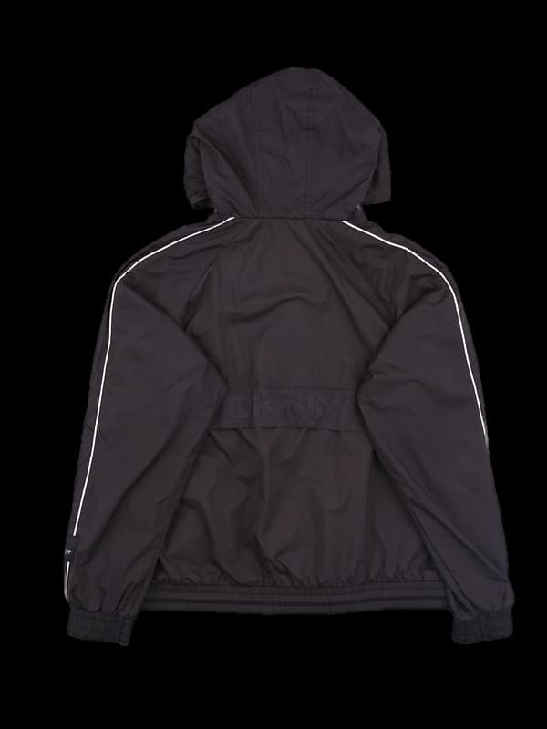 로고 후드 바람막이