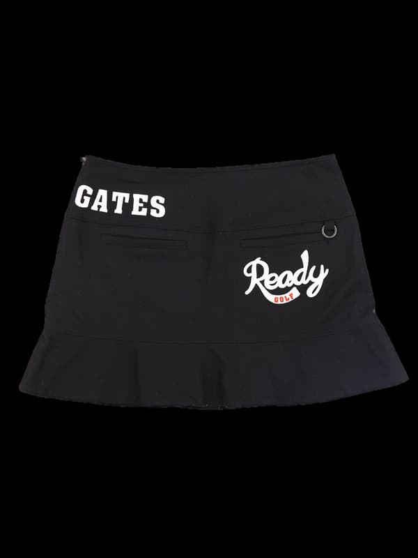 자수 포인트 스커트