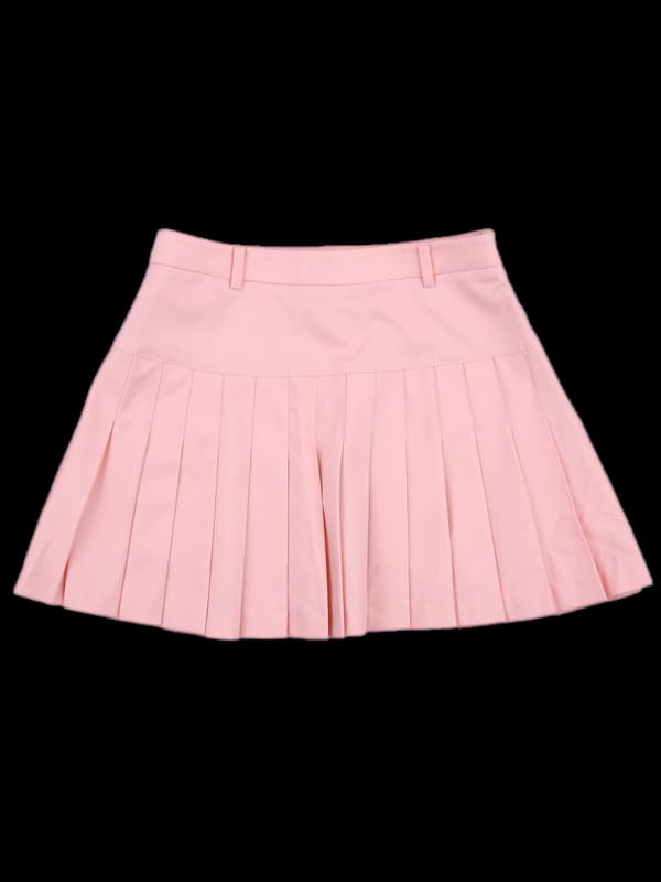 포켓 플리츠 스커트