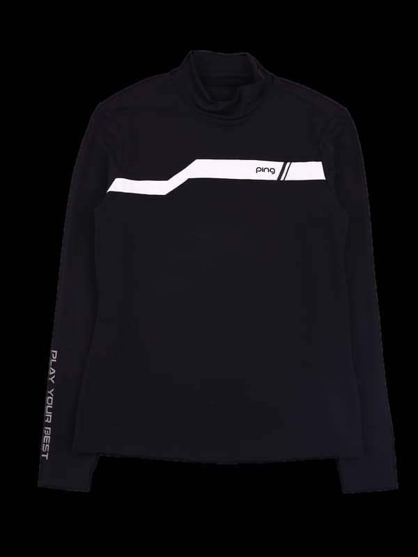 하이넥 기모티셔츠