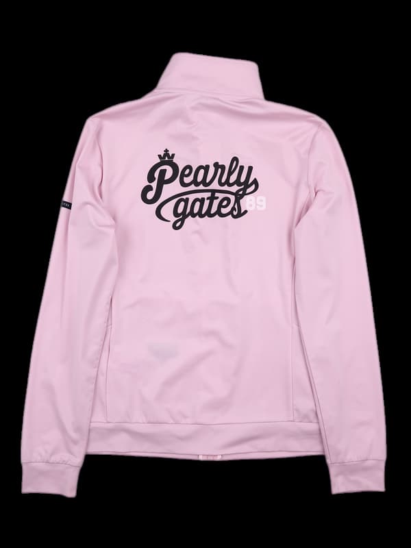 로고 하이넥 긴팔 집업 