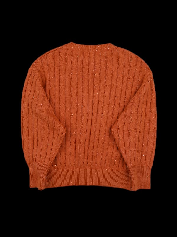 스팽글 포인트 니트