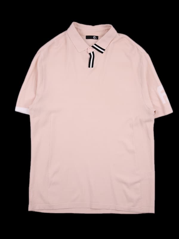 [남성] 니트 반팔카라티