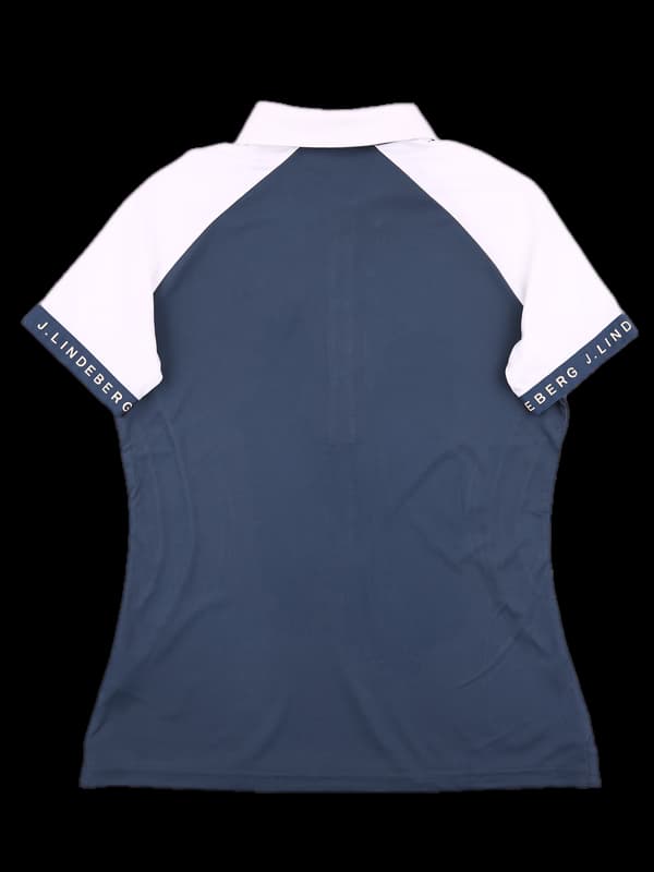 [새상품] 배색 반팔카라티