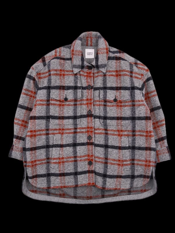 [남여공용] 투 포켓 울 셔츠