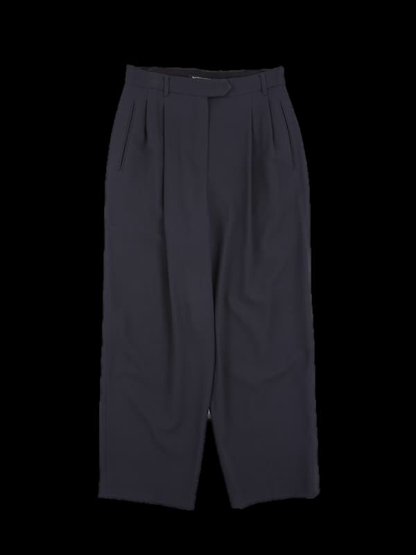 모직 와이드 슬랙스 팬츠