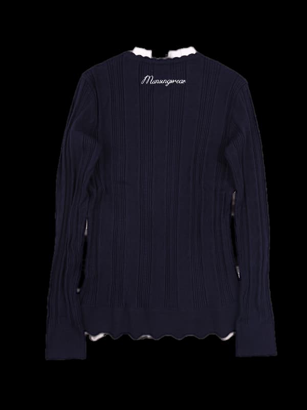 레이온 레이스 긴팔 니트