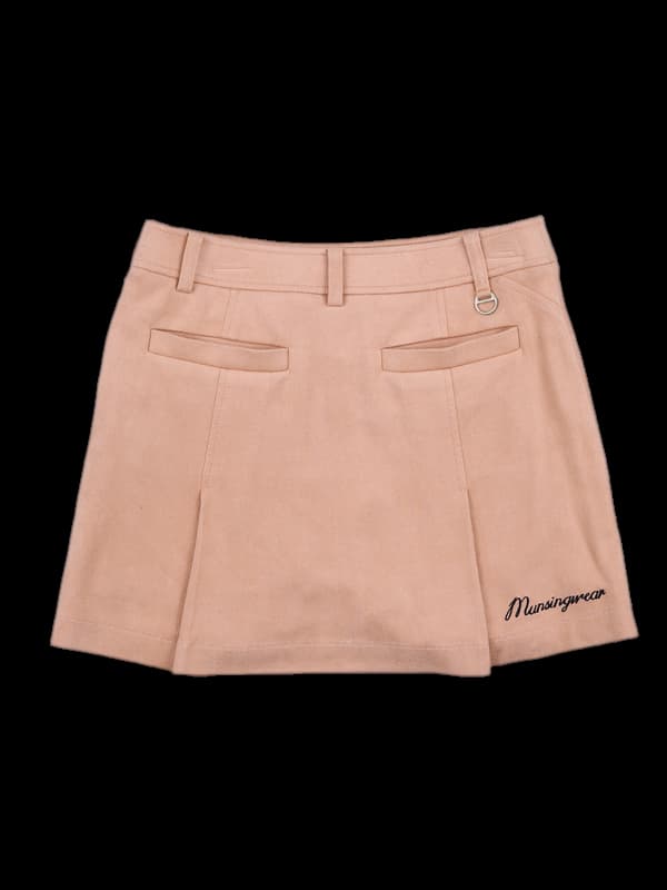 폴리 로고 기모 스커트 