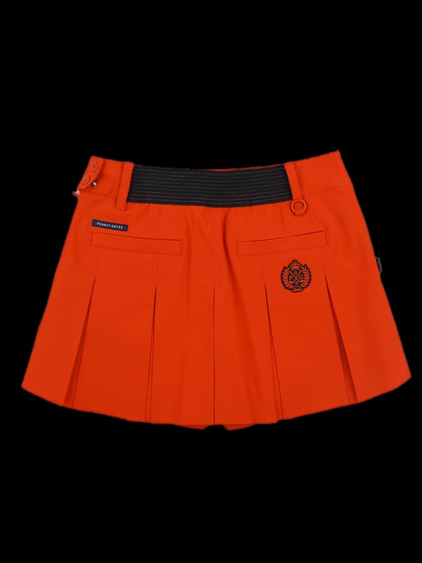 로고 투포켓 스커트 팬츠